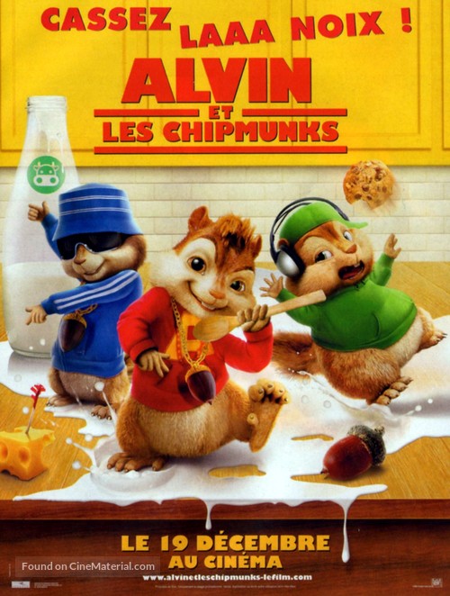 Alvin and the Chipmunks - French Movie Poster