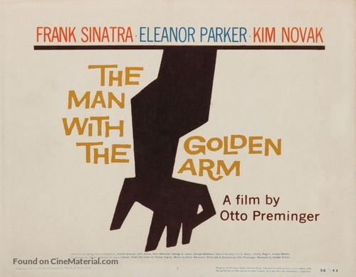 The Man with the Golden Arm - Theatrical movie poster