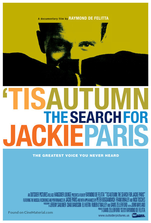 &#039;Tis Autumn: The Search for Jackie Paris - Movie Poster