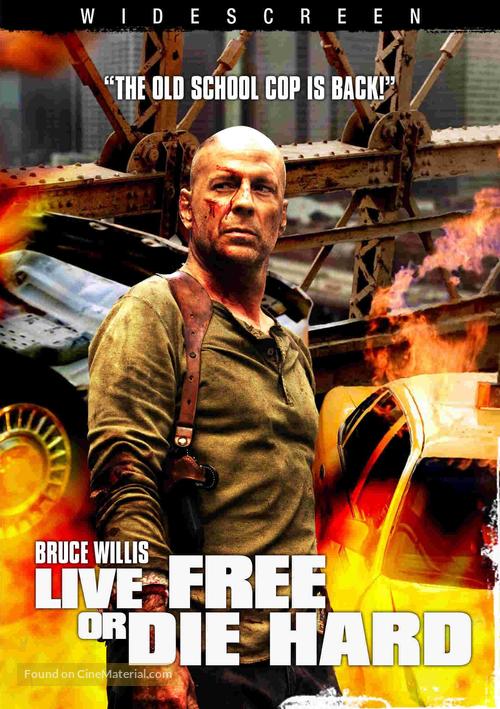 Live Free or Die Hard - DVD movie cover