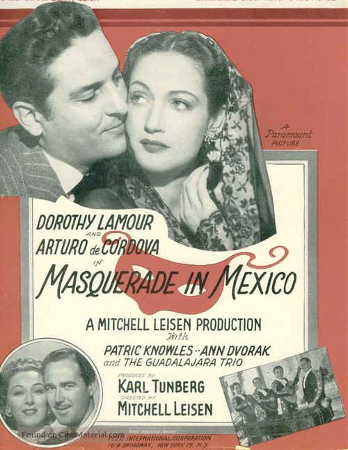 Masquerade in Mexico - Movie Poster