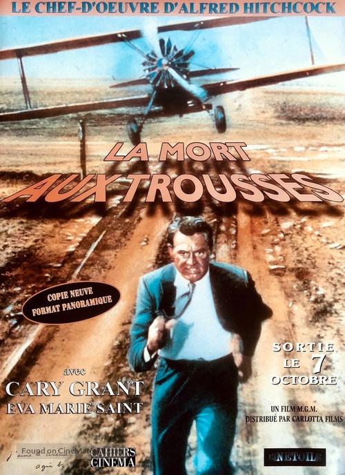 North by Northwest - French Re-release movie poster