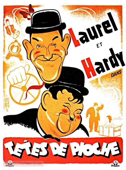 Block-Heads - French Movie Poster