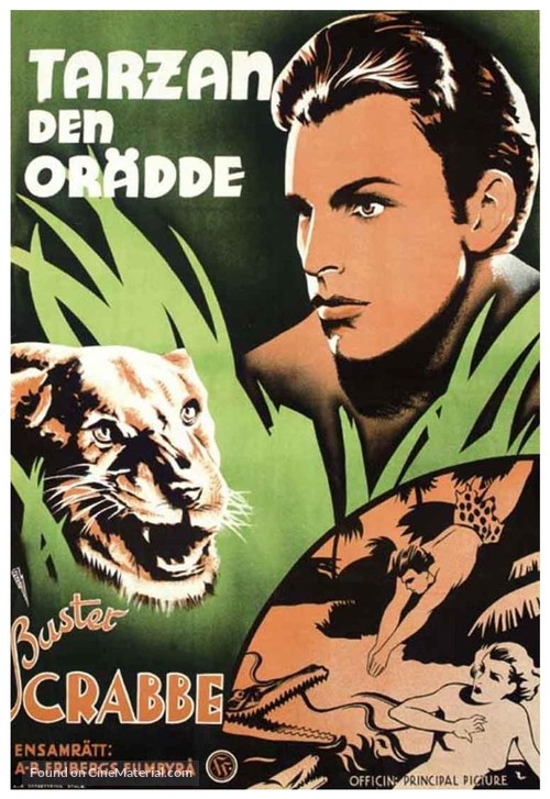 Tarzan the Fearless - Swedish Movie Poster