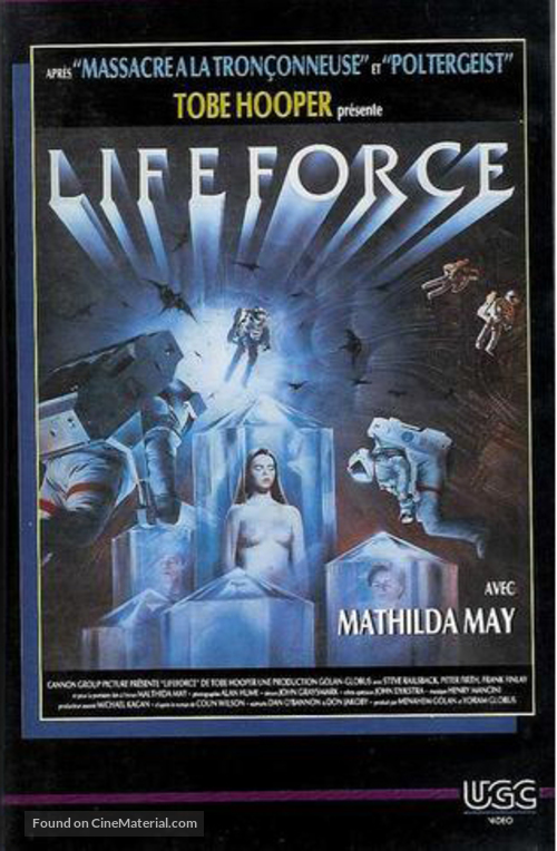 Lifeforce - French VHS movie cover