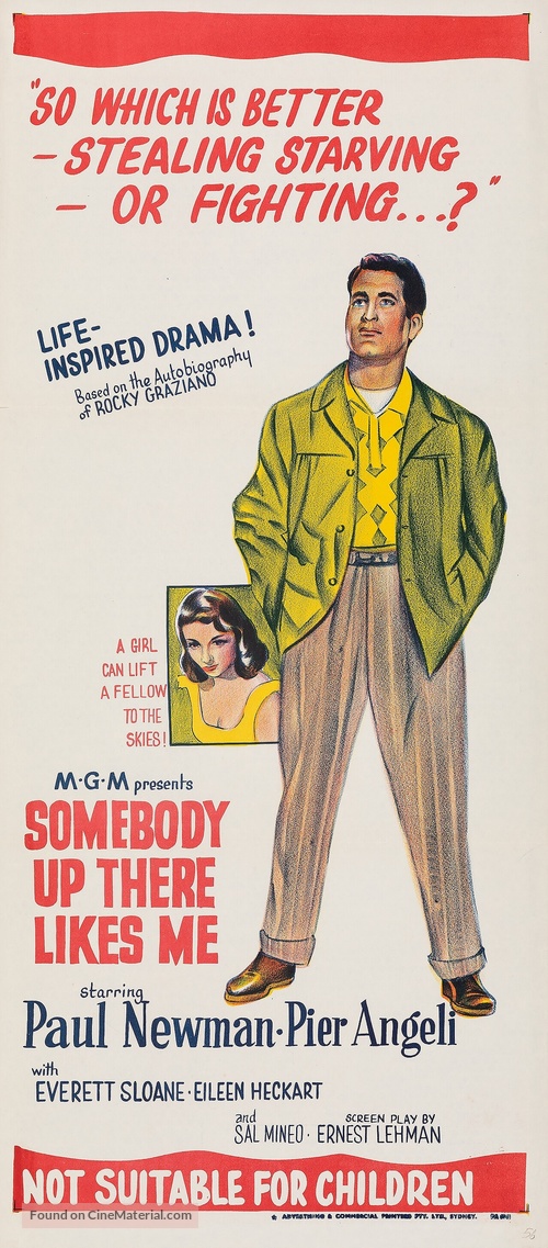 Somebody Up There Likes Me - Australian Movie Poster