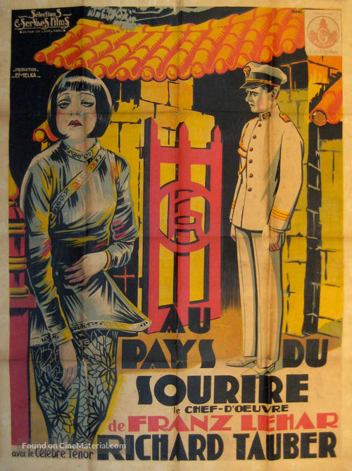 Das Land des L&auml;chelns - French Movie Poster