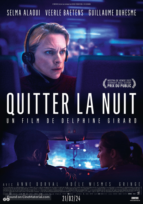 Quitter la nuit - Belgian Movie Poster