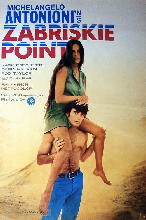 Zabriskie Point - Finnish Movie Poster