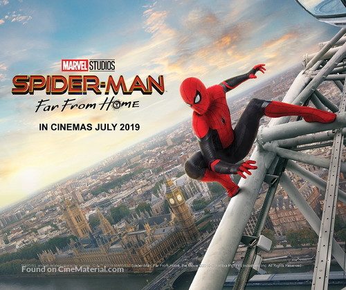 Spider-Man: Far From Home - British Movie Poster