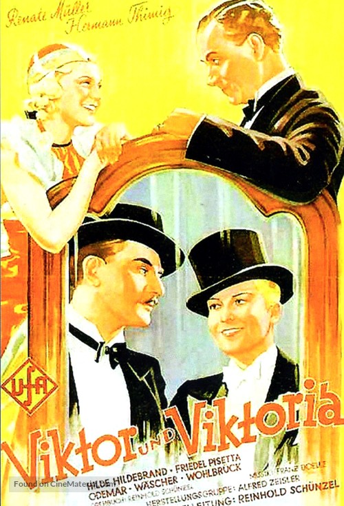 Viktor und Viktoria - German Movie Poster