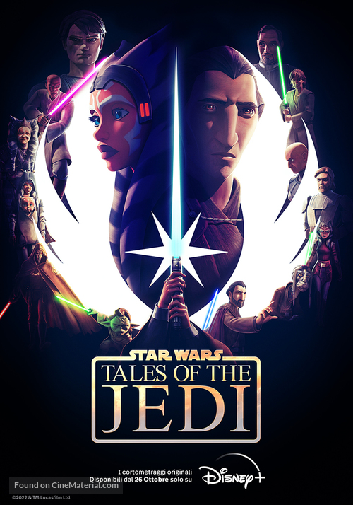 &quot;Tales of the Jedi&quot; - Italian Movie Poster