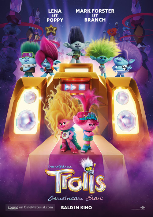 Trolls Band Together - German Movie Poster