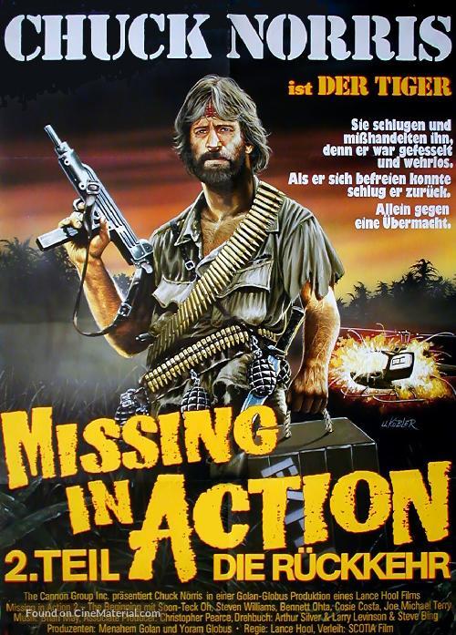 Missing in Action 2: The Beginning - German Movie Poster