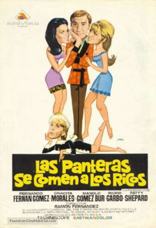 Las panteras se comen a los ricos - Spanish Movie Poster