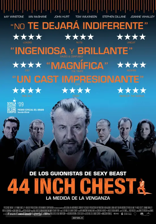 44 Inch Chest - Spanish Movie Poster