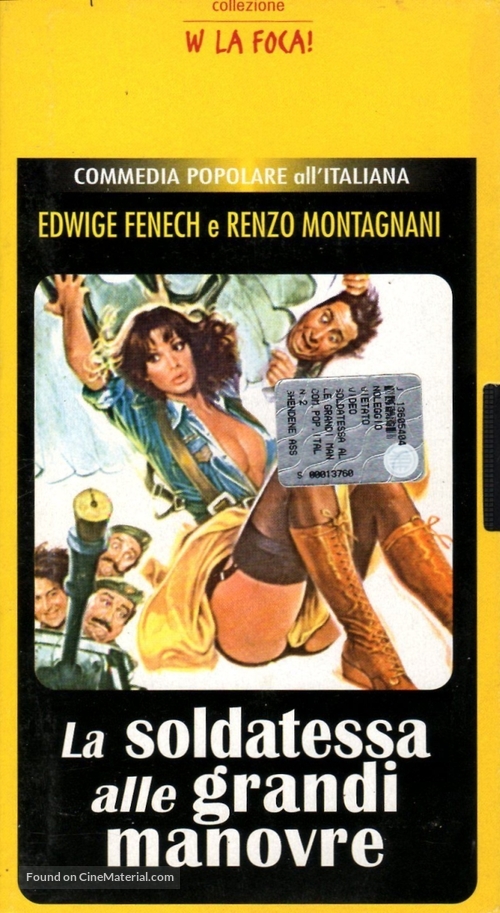 La soldatessa alle grandi manovre - Italian VHS movie cover