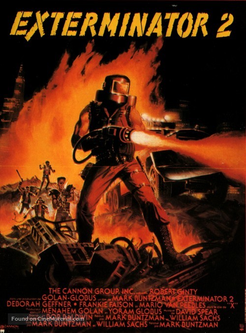 Exterminator 2 - French Movie Poster