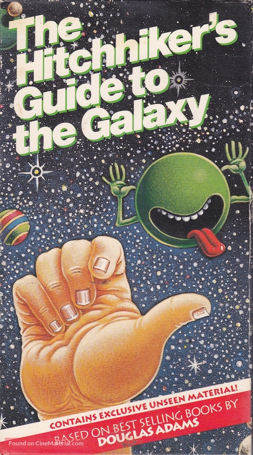 &quot;The Hitch Hikers Guide to the Galaxy&quot; - VHS movie cover