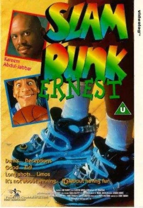 Slam Dunk Ernest - British VHS movie cover