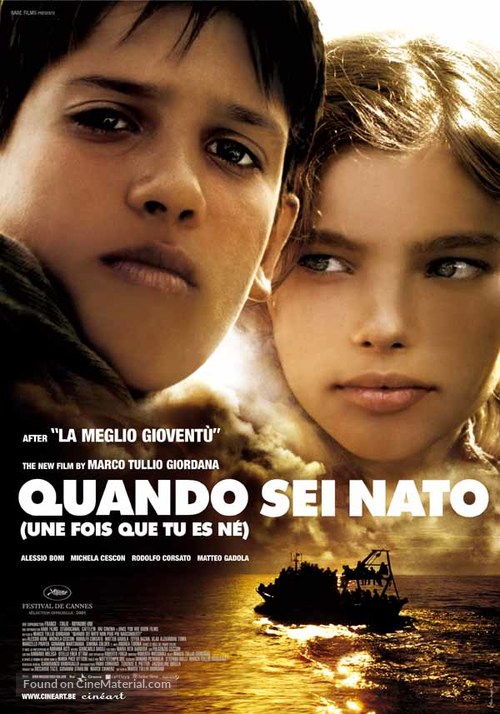 Quando sei nato non puoi pi&ugrave; nasconderti - Belgian Movie Poster