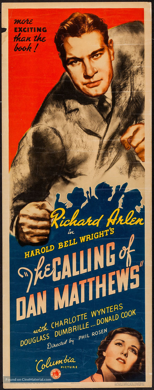 The Calling of Dan Matthews - Movie Poster