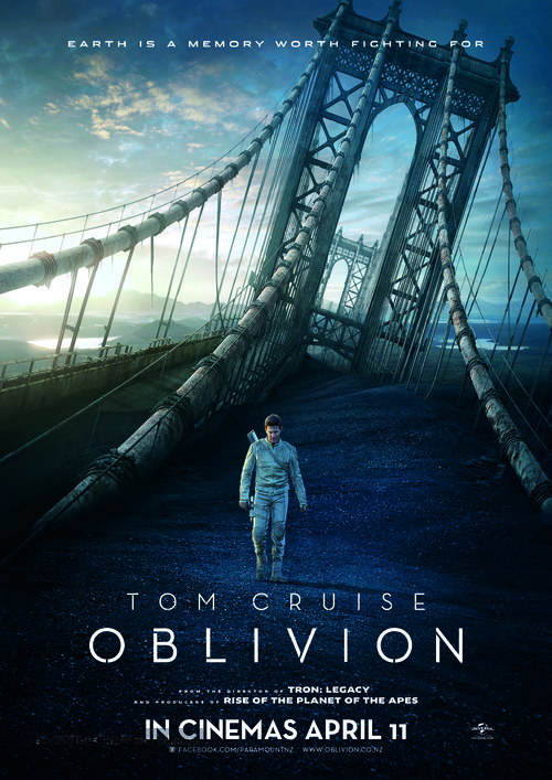 Oblivion - New Zealand Movie Poster