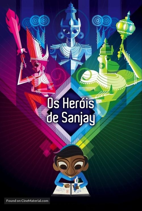 Sanjay&#039;s Super Team - Brazilian Movie Poster
