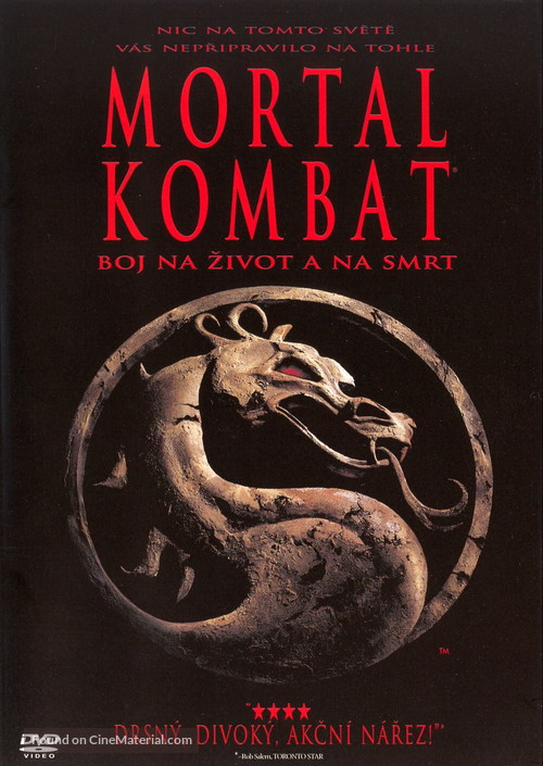 Mortal Kombat - Czech DVD movie cover