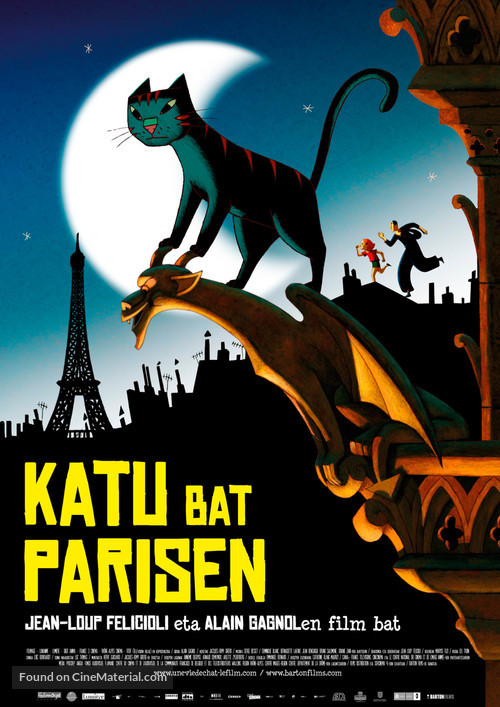 Une vie de chat - Spanish Movie Poster