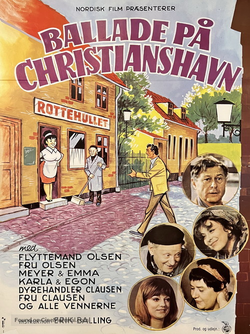 Ballade p&aring; Christianshavn - Danish Movie Poster