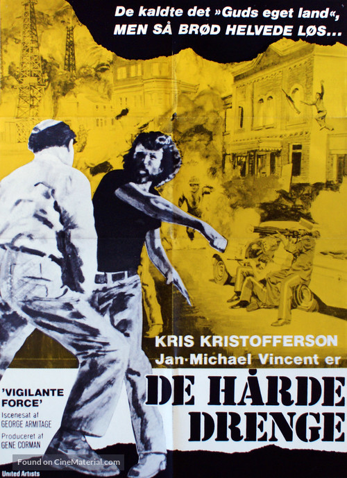 Vigilante Force - Danish Movie Poster