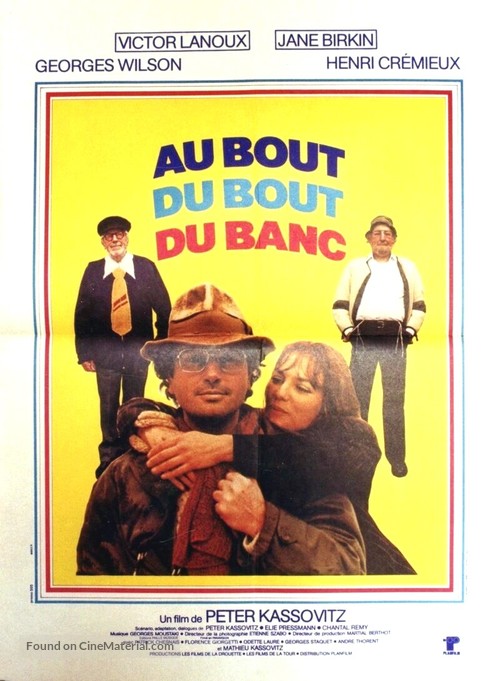 Au bout du bout du banc - French Movie Poster