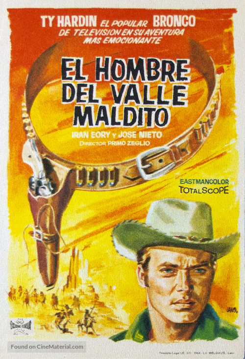 L&#039;uomo della valle maledetta - Spanish Movie Poster