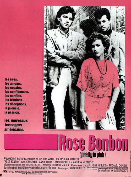 Pretty in Pink - French Movie Poster