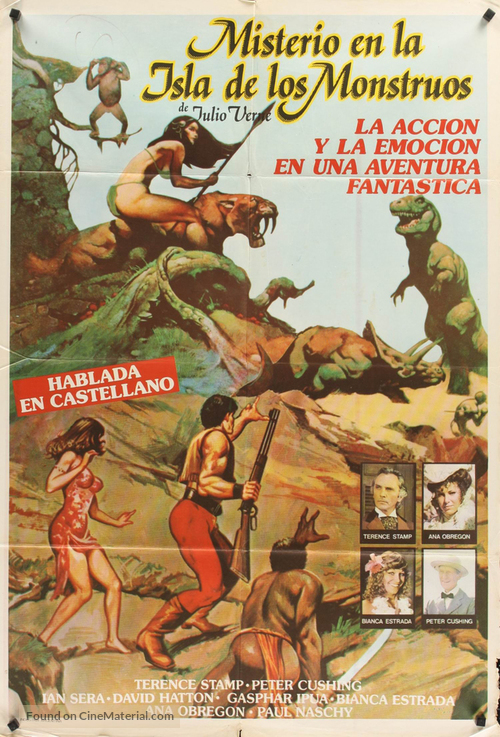 Misterio en la isla de los monstruos - Argentinian Movie Poster