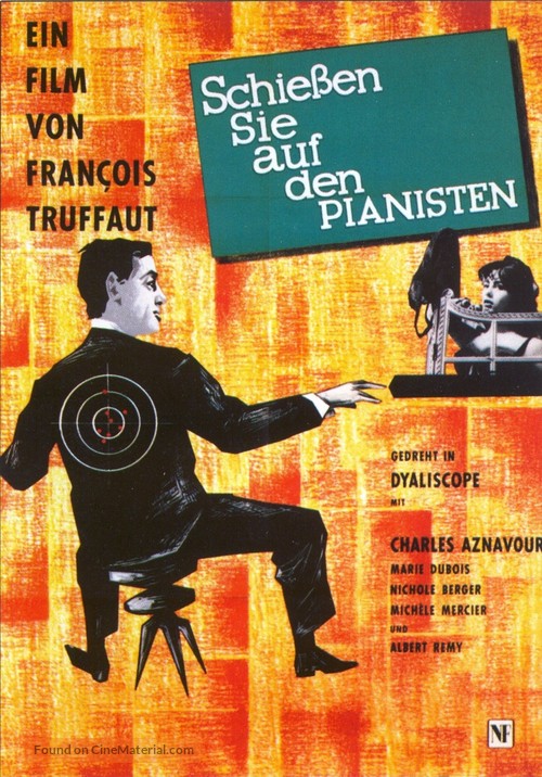 Tirez sur le pianiste - German DVD movie cover