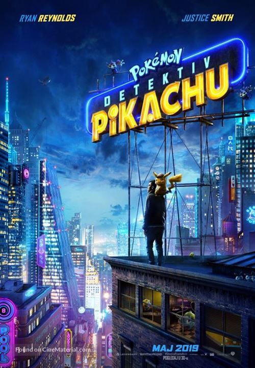 Pok&eacute;mon: Detective Pikachu - Serbian Movie Poster