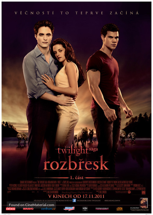 The Twilight Saga: Breaking Dawn - Part 1 - Czech Movie Poster