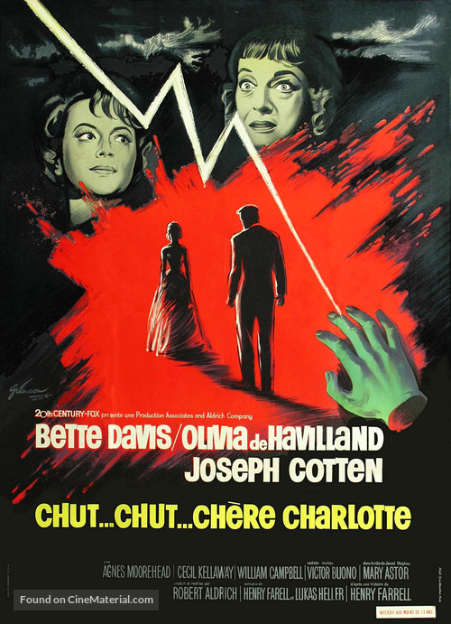 Hush... Hush, Sweet Charlotte - French Movie Poster