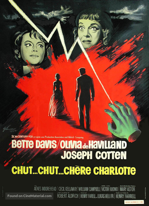 Hush... Hush, Sweet Charlotte - French Movie Poster