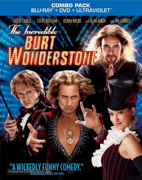 The Incredible Burt Wonderstone - Blu-Ray movie cover