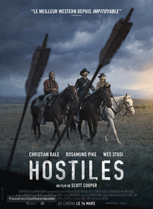 Hostiles - French Movie Poster