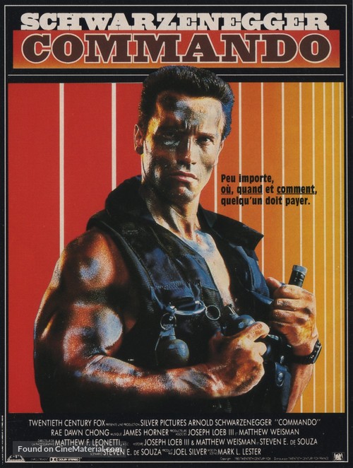 Commando - French Movie Poster