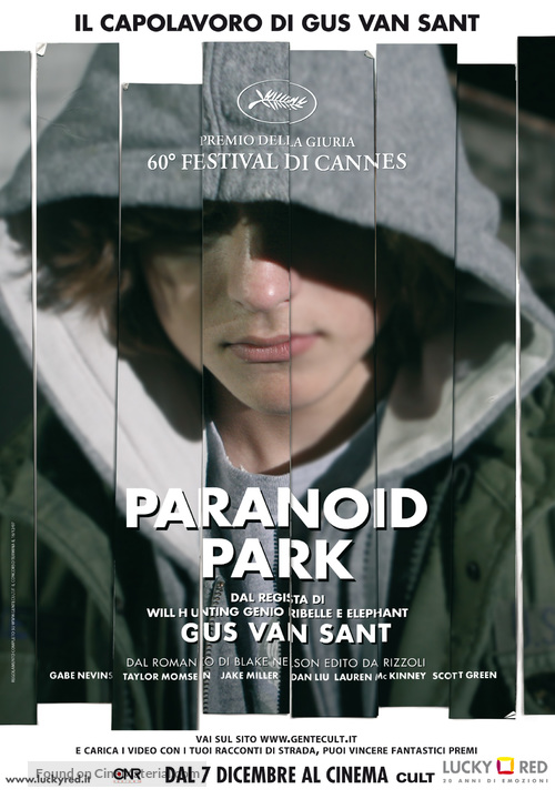 Paranoid Park - Italian Movie Poster