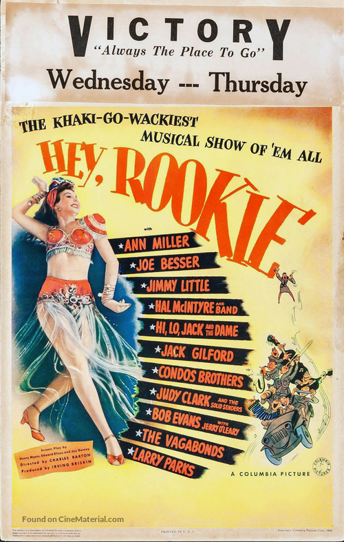 Hey, Rookie - Movie Poster