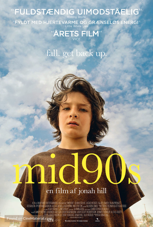 Mid90s - Danish Movie Poster