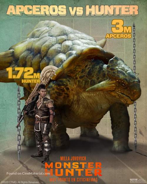 Monster Hunter - Mexican Movie Poster