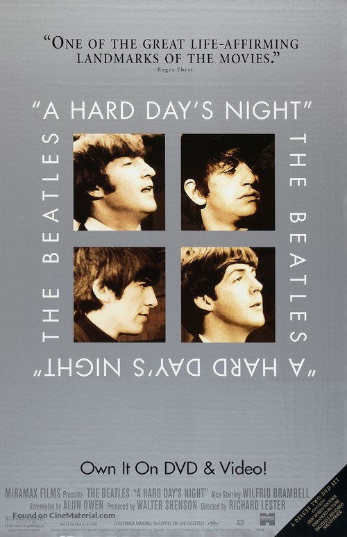 A Hard Day&#039;s Night - Video release movie poster