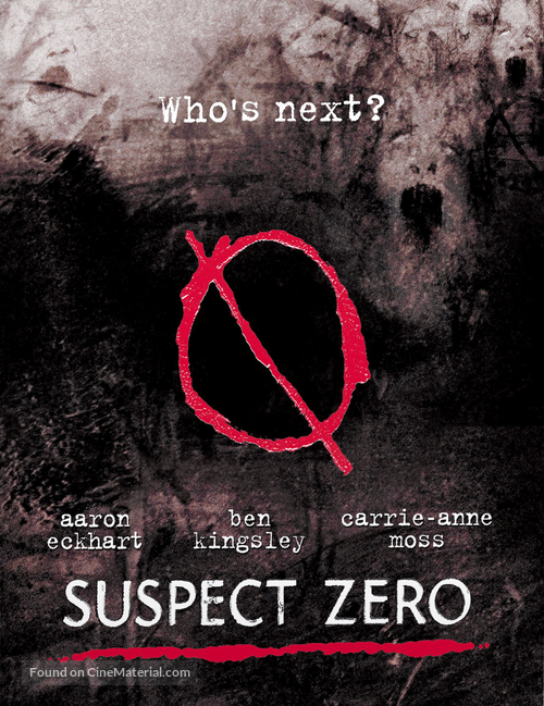 Suspect Zero - Blu-Ray movie cover